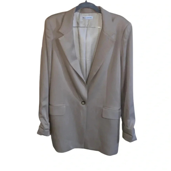 Reformation Major Blazer Khaki Size XL - Picture 2 of 11